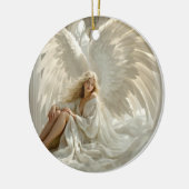 Sanctum of Wings – 光のホールの天使 セラミックオーナメント (左)