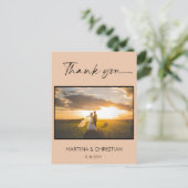 Sand 結婚's Thank You写真はがき ポストカード (スタンド正面)