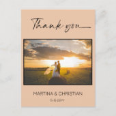 Sand 結婚's Thank You写真はがき ポストカード (正面)