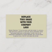 Sand 縁ど Mission Statementビジネスカード 名刺 (裏面)