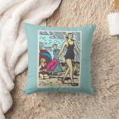 sand-and-image_ヴィンテージ-ビーチヴィンテージファッションスタイル クッション (ブランケット)