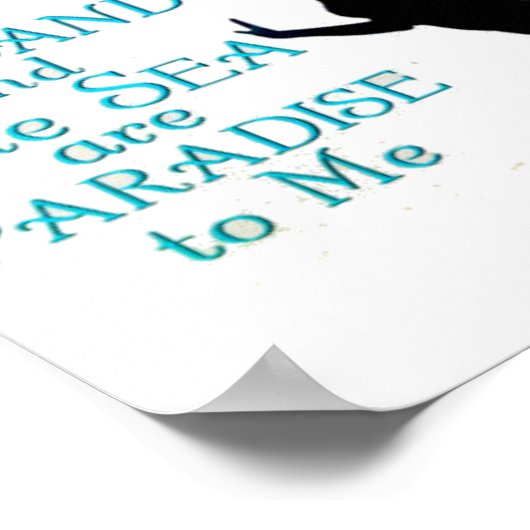 Sand and Sea Beach Mermaid Thunder_Cove ポスター (角)