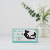 Sand and Sea Mermaidビジネスカード 名刺 (スタンド正面)