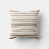  Sand and White Linen Stripes クッション (裏面)
