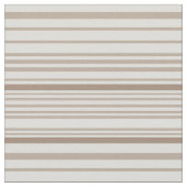  Sand and White Linen Stripes ファブリック (クローズアップ)