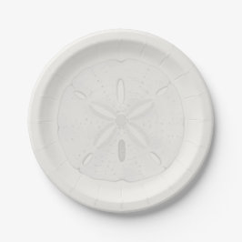 Sand Dollar Beach Wedding Cake Plates ペーパープレート