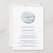 Sand Dollar Rehearsal Dinner Invitation 招待状 (正面)
