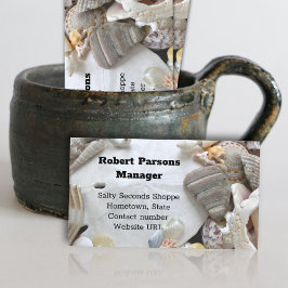 Sand Dollar Seashells名刺 コーリングカード