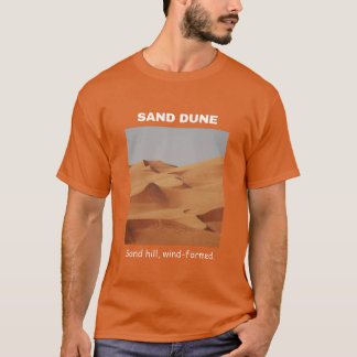Sand Dune Geography T-Shirt inテキサス州・オレンジ Tシャツ
