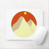 Sand Dunes Amongst Orange Sky マウスパッド (マウス)