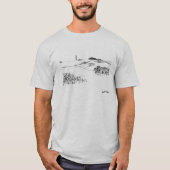 Sand Dunes and Pilgrim Monument Tシャツ (正面)
