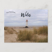 Sand Dunes and Talacre Lighthouse Wales ポストカード (正面)