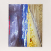 Sand Dunes Nebraska.クリスマスグリーティング ジグソーパズル (縦)