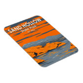 Sand Hollow State Park Utah Vintage  マグネット (右側)