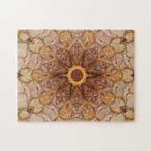 Sand Mandala Pattern with Star Center Puzzle ジグソーパズル (横)