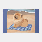 SAND N' SEA Chow Chow犬 ドアマット (正面)