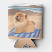 SAND N' SEA Chow Chow犬 缶クーラー (正面)