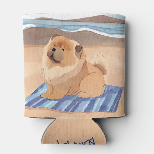 SAND N' SEA Chow Chow犬 缶クーラー (裏面)