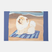 SAND N' SEA CREAM Chow Chow犬 ドアマット (正面)