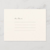 Sand n SurfカスタムSave the Dateポストカード 案内ポストカード (裏面)