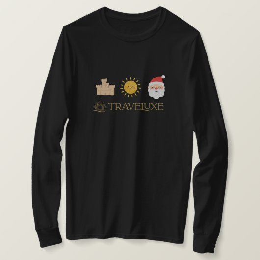 Sand Sun & Santa Tシャツ (デザイン正面)
