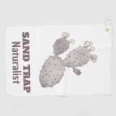 Sand Trap Cactus ゴルフタオル (横)