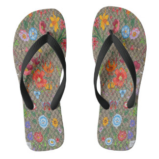 sandals with an innovative floral design ビーチサンダル