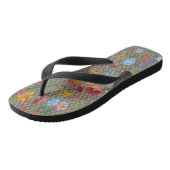 sandals with an innovative floral design ビーチサンダル (アングル)