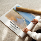 Sandbridge Beach Virginia Poster, Watercolor, Cust ポスター