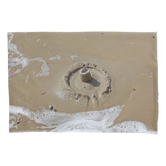 Sandcastleおよび貝 枕カバー (正面)
