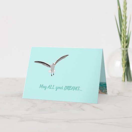 Sandcastleのカモメ カード (正面)