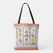 Sandcastleのビーチのトート トートバッグ (裏面)