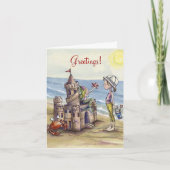 Sandcastleの魔法のnotecard カード (正面)