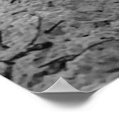 Sandcastle on Beach Shoreline Coastal Seascape ポスター (角)