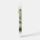 Sanderling Bird 200924AREF115 - Watercolor iPhoneケース (左側面)