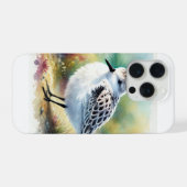 Sanderling Bird 200924AREF115 - Watercolor iPhoneケース (裏面横)
