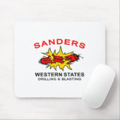 Sanders Construction Logo On Left Chest マウスパッド (マウス)