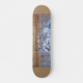 Sandhillは写真撮影のスケートボードを伸ばします スケートボード (正面)