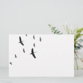 Sandhillは飛行中に伸ばします 便箋 (スタンド正面)