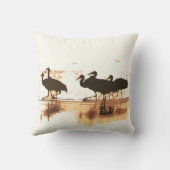 Sandhillは鳥の野性生物動物の枕を伸ばします クッション (裏面)