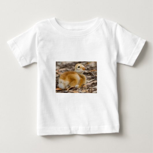Sandhillクレーンひよこ ベビーTシャツ (正面)