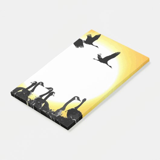 Sandhillクレーンガチョウの鳥の野性生物のポスト・イット ポストイット (アングル)