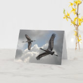 SANDHILLクレーン カード (黄色い花)