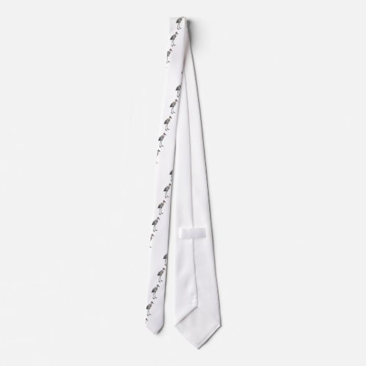 Sandhillクレーン ネクタイ (裏面)