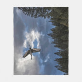 SANDHILLクレーン フリースブランケット (正面)