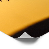 Sandhill Crane landing at sunset ポスター (角)