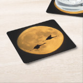 Sandhill Cranes | National Wildlife Reserve スクエアペーパーコースター (アングル)