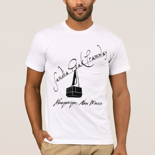 Sandiaのピークロープウェイ Tシャツ (正面)