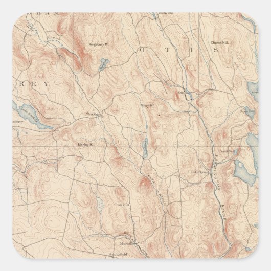 Sandisfield、マサチューセッツ スクエアシール (正面)