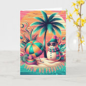 Sandman Christmas Card カード (黄色い花)